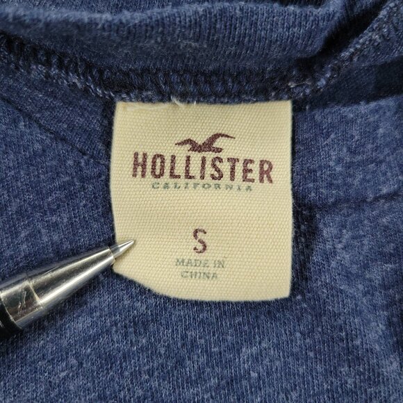 Hollister Shirt Women's Small Blue Surfing Co Graphic Tee Short Sleeve Top Adult - Picture 13 of 14